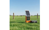 Solar Electric Fence Power Single-Unit Weather Resistant Solar Fence Charger