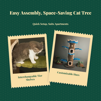 Cat tree with condo