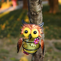 Solar Bee Light Weatherproof Garden Ornament Metal Construction for Patio, Yard