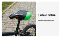 children's Bike Seat Shock Absorbing Kids Cycle Saddle Comfortable Kids Bike Saddle for Children, Girls, Outdoor Riding, Biking, Biking