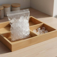 100 Pieces Lash Glue Tray with Flower Wells Compact Lash Tray Portable Holder for Beauticians