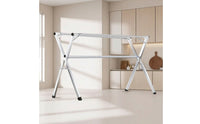 Foldable Clothes Drying Rack Space-Saving Folding Drying Rack Reinforced Clothes Horse Multi-Tier for Balcony