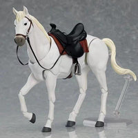 Figma Horse Action Figure White Brown Black Super Articulated
