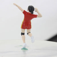 Jumping Volleyball Miniature Hand-Painted Novelty Decor Cute for Model Display