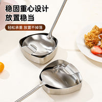 Food-Grade Stainless Steel Vertical Spoon and Spatula Holder for Kitchen Countertop