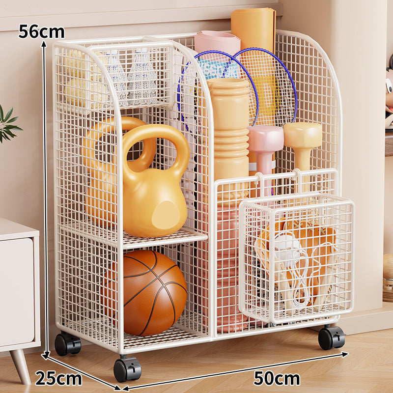 White / with Wheels Basket
