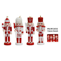 13cm Soldier Nutcracker Wooden Creative Home Decoration