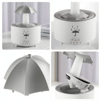 Aroma Dispenser Humidifier Matte High-Frequency Humidifier Appliance LED Lights for Desk, Office
