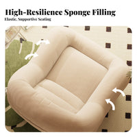 Human-Sized Dog Bed Snug Relaxation and Unwindingsign Lazy Sofa Plush-Soft Ergonomic Ergonomic for Apartment Dwellers