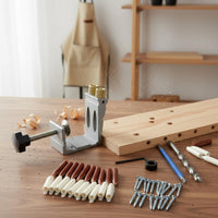 47 Pieces Angled Hole Drilling Jig Long-Lasting Aluminum Alloy 15 Degree Guide