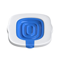 White Feline Toilet Guide Recessed Opening Square Feline Toilet Guide