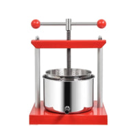 Tabletop Fermented Beverage Press Compact Manual Screw Culinary pressGrade for Home Winemakers
