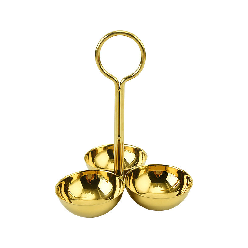 Gold 3-compartment