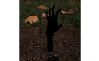 5 Pieces Outdoor Skeleton Hand Yard Stakes Black Skeleton Hand Garden Stakes Haunted Eerie for Halloween