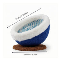 Cat Scratcher Nest Comfortable Cat Scratcher Bowl Modern for Bedroom, Kittens