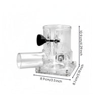 Transparent Router Dust Hood Easy to Remove Woodworking Trim Router Base