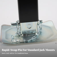 Rust-Resistant Trailer Jack Pin Assembly