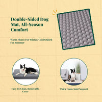 Orthopedic Dog Bed
Removable Cover, Non-Slip, Joint Support