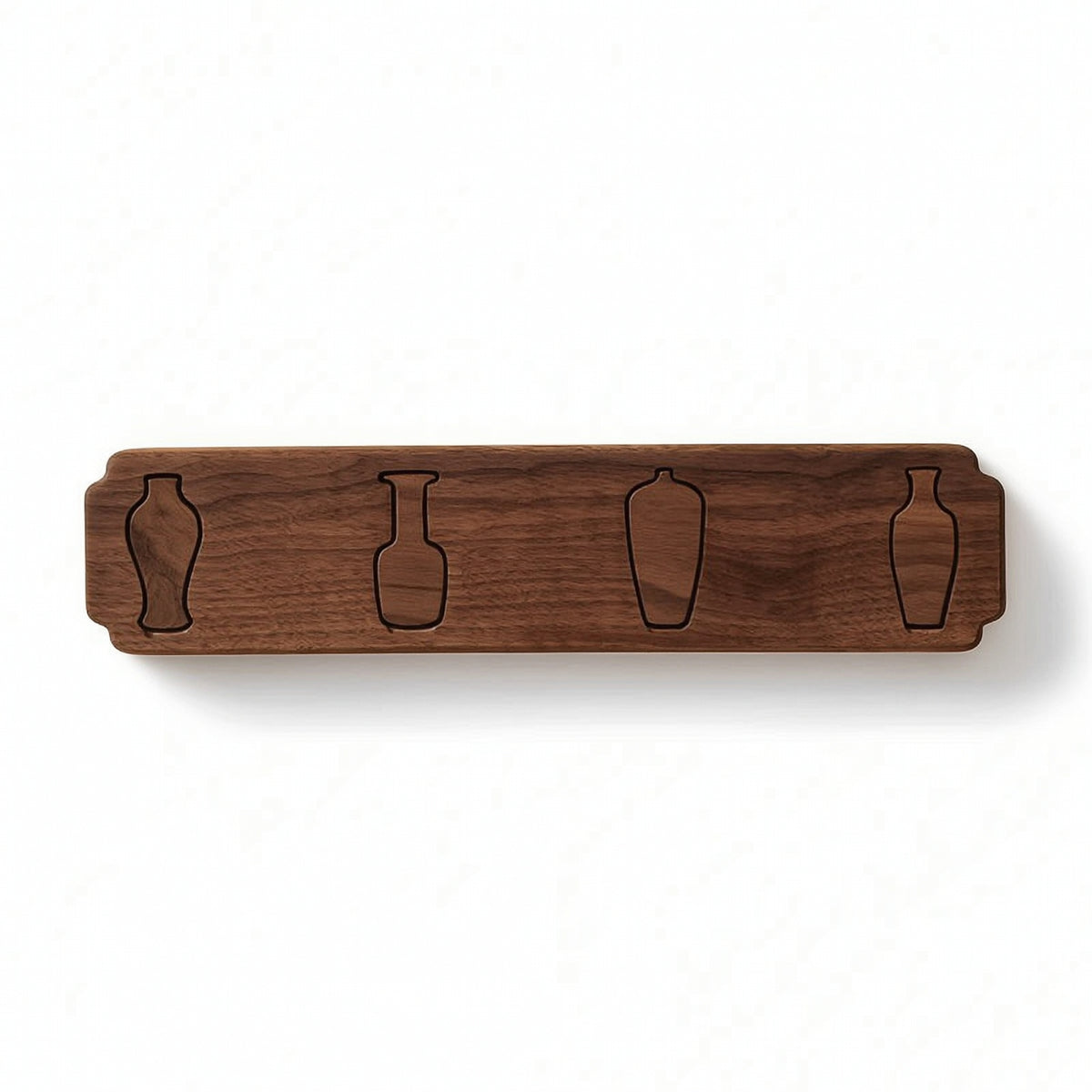 Folding Wall Coat Rack Foldable Hardware Natural for Foyer