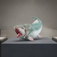 Dunkleosteus Figure Educational Ancient Sea Animal Toy Collectible Prehistoric Figurine for Collectors, Boys