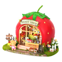 Miniature Fruit Shop Artisanal Dollhouse Kit Miniatur for Desk Decor, Crafters