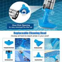 Cordless Handheld 3-in-1 Pool Vacuum with Over 100 Minutes Runtime
