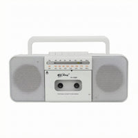 Built-in Speakers Radio Cassette Player Integrated Carry Handle Cassette Radio Combo Headphone Connector Portable Boombox