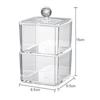 Tea Packet Organizer Transparent Tea Storage Box Multi-Purpose for Pantry