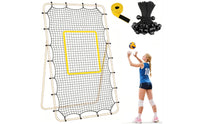 Square Mesh Volleyball Rebound Net Target Area Replacement Volleyball Net Attachment Cords Athletic Equipment Fastening Strap