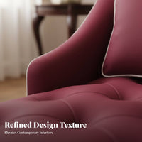 Elegant Design Upholstered Fainting Couch timeless design Chaise Lounge Comfortable Recliner Daybed long-lasting Frame for Adults, Homeowners, Interior Designers, Living Room, Bedroom, perusing corner, Study