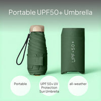 Mini Folding Umbrella UPF50+ UV Protection Pocket Size