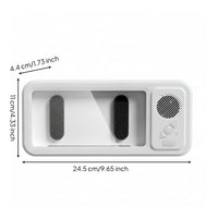 Touchscreen-Compatible Shower Phone Holder with Speaker Handsliberated Shower Speaker with Phone Holder Anti-Fog