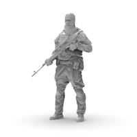 1/72特种兵1/64特种部队1/35白模摆件微缩素体微型兵人3D打印模型