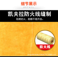 烧焊工作衣服男阻燃牛皮衣隔热劳保防护衣连体反穿高领耐高温防烫