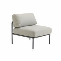 Woven Rope Armchair Nordic Design Padding Ed Woven Armchair Weather Resistant Water Resistant for Adults, Balcony, Courtyard