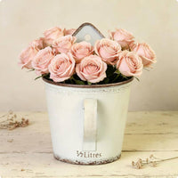 Metal Wall Planter Triangular Back Plate Vintage Wall Planter Curved