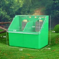 Pigeon Feeding Box with Lid, Anti-Spill, Hanging Type
