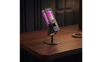 Microphone with Stand Crisp USB Condenser Audio Input Device for Podcasters