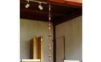 Mushroom Rain Chain Weather Resistant Bell Rain Chain Easy Install Outdoor Decor for Roofline, Garden, Sunroom