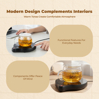Adjustable heat mug warmer