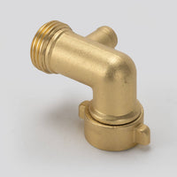 Shut Stop Valve Hose Connector Angled Design Brass Elbow Valve for Lawn