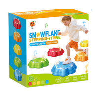 Cross-border Light and Music Petal Balance Stepping Stone Toy for Kids