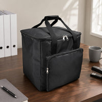 Accounting Voucher Machine Bag Oxford Cloth Document Shaker Bag Zippered Storage Item for Accountants, Office, Business Travel