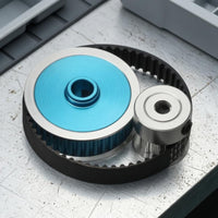 TT02 Belt Drive Low Noise Belt Drive Gear Metal Kit Transmissions Gear Kit
