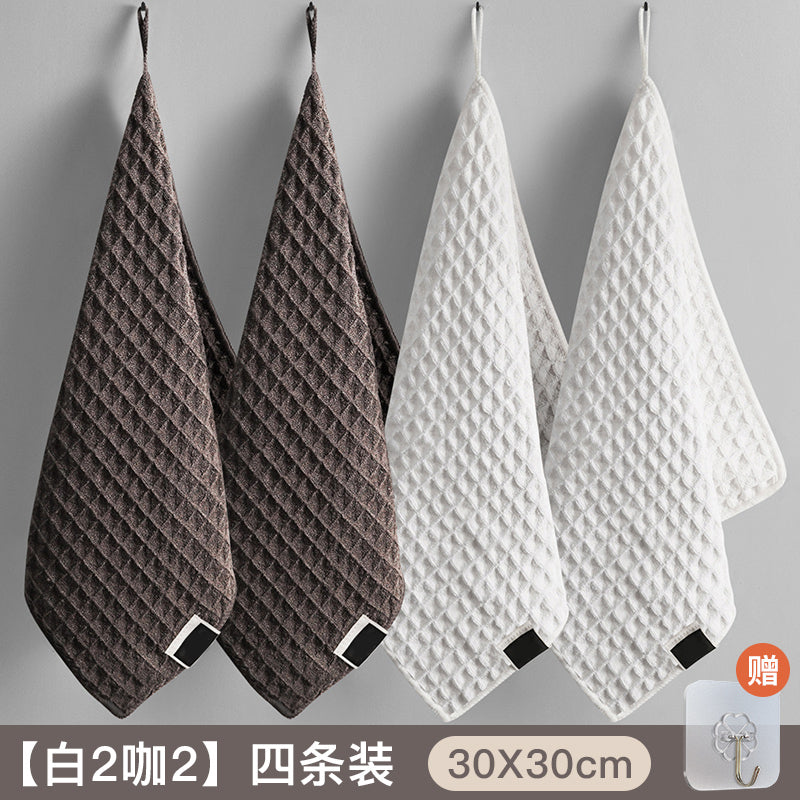 咖啡机专用抹布吸水毛巾咖啡店咖啡师吧台擦杯子不易掉毛清洁方巾