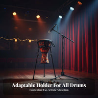 Adjustable Djembe Stand Universal Fit Drum holder Foldable Design for Musicians