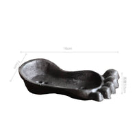 Cast Iron Foot Soap Dish Creative Bath Accessory Heavy Duty for Bathroom