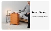Rotating Multi-Tier Container Nordic design Side Cabinet revolving Design