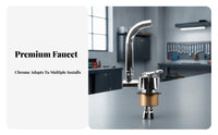 Single-Lever Faucet with Braided Hose