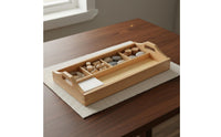Promotes Orderliness Child-Led Learning Work Tray Polished Edges Beech Wood Activity Tray Nesting Wooden Trays for Preschoolers, Toddlers, Teachers, Kindergarten, Classroom, Home School, Sensory Play
